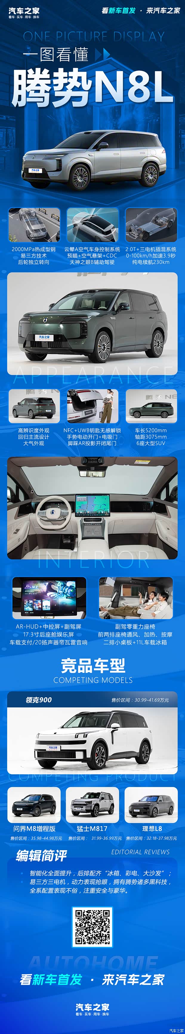 腾势要行了？入门版三电机 放大招欲月销破万 一文看懂30万的N8L